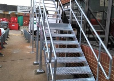 Galvanised Fire Escape, Beckton, London E6