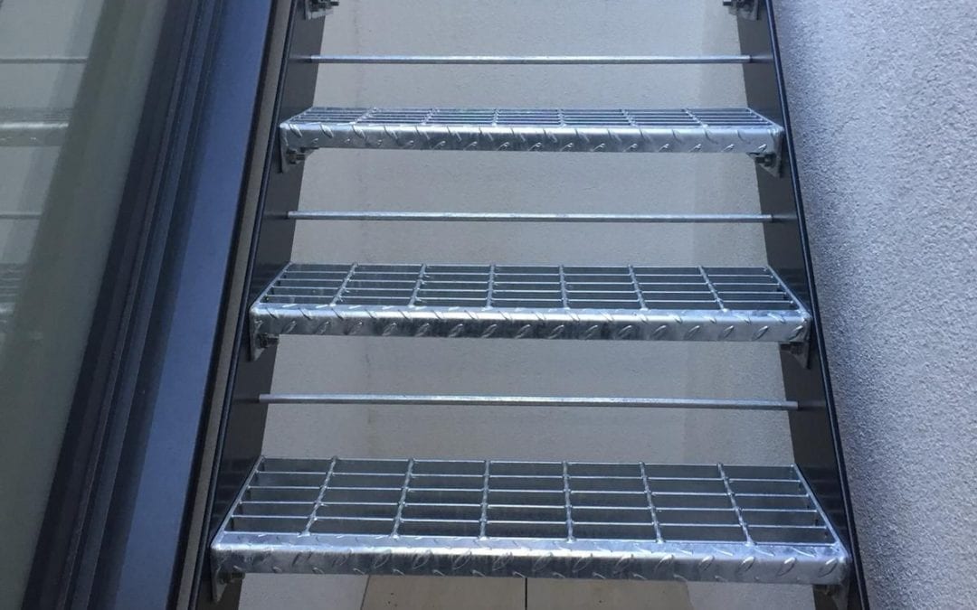 Internal Metal Staircase with removable treads, Richmond, Surrey