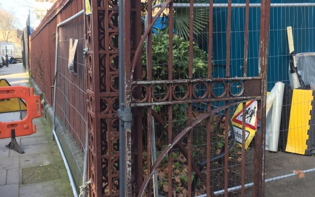 Gate Repairs, Grade II Listed St. John the Baptist, Hoxton, London N1