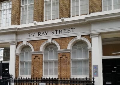 INSPECTION OF 2 FIRE ESCAPES AND A LOADING BAY STAIRCASE & BALUSTRADE, FARRINGDON, LONDON W1