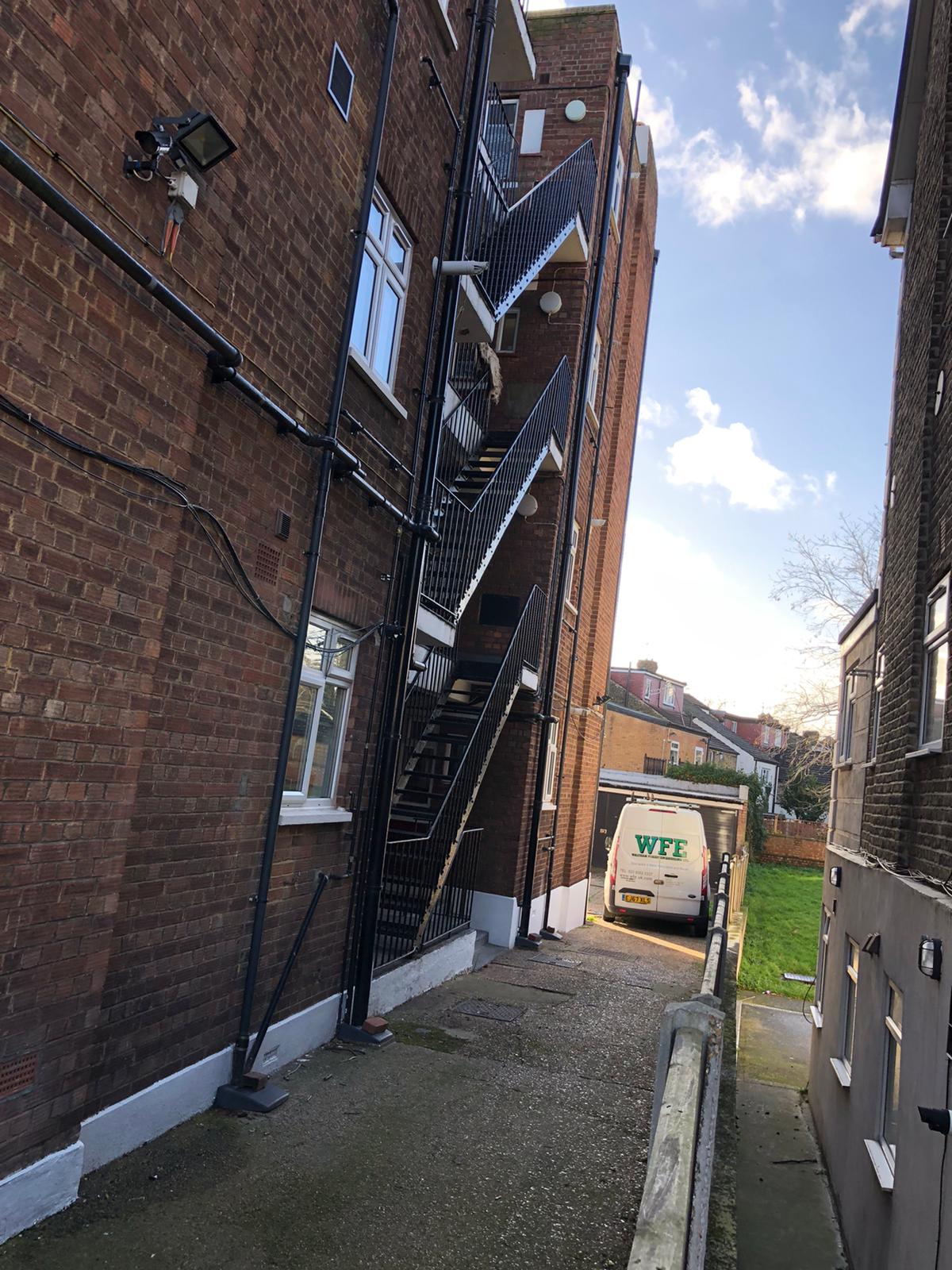 Replacement of Stair Tread Covers and Landing Plates, Stanmore Synagogue, London HA7 6