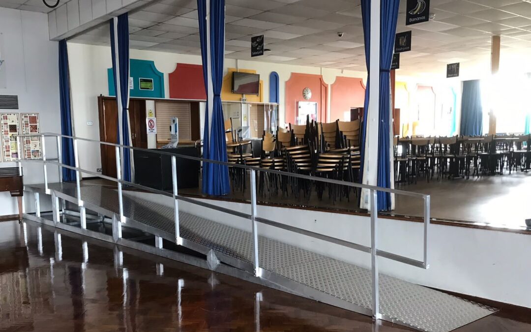 Ramp for the Assembly Hall, Herschel Grammar School, Slough, Berkshire