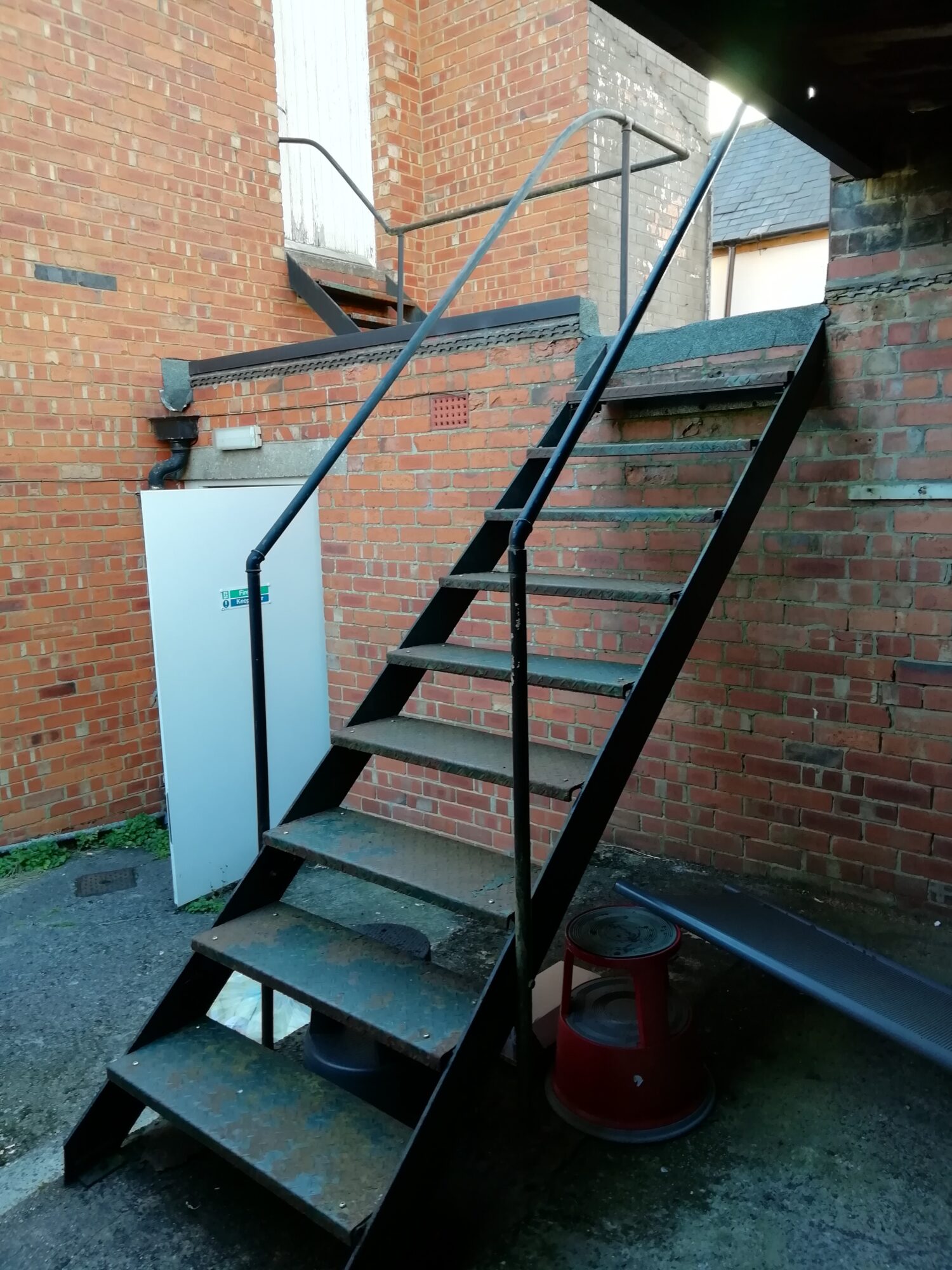 Fire Escape Inspection, Mickleover, Derbyshire 1