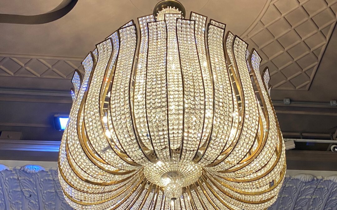 Restoration 1920s Chandelier, JW Marriott Grosvenor House Hotel, London