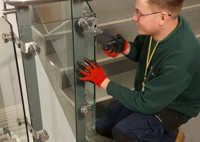 Minor Repairs to Stainless Steel Handrails, Hertford Regional College, Ware
