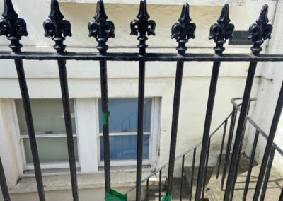 Replacement of Missing Finials and Railing Bar, London N7
