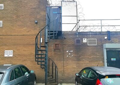 Inspection of Spiral Staircase & Steel Door, Oldham, Lancashire