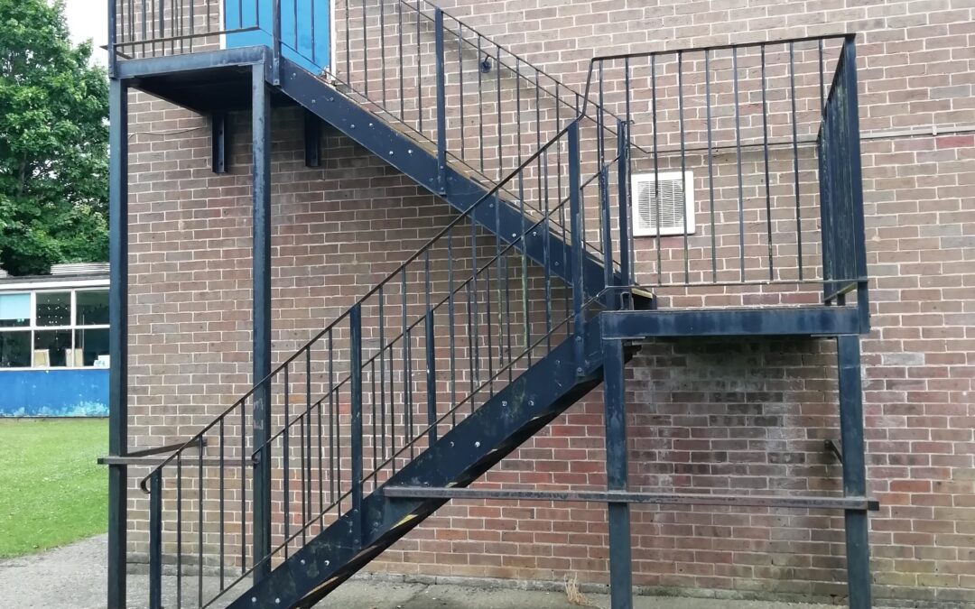 Staircase Inspection, Fitzharrys School, Abingdon Buckinghamshire