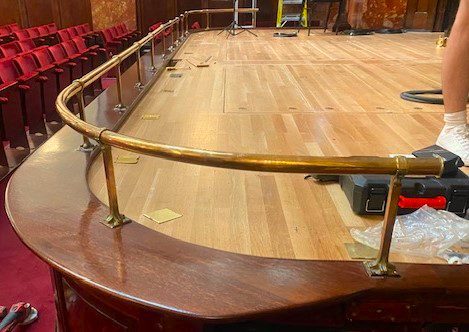Alterations to Brass Handrail, Grade II Listed Wigmore Hall, London W1