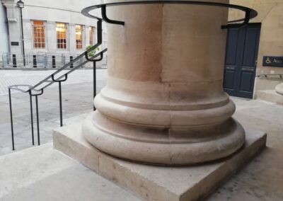 New Portico Handrails, All Souls Langham Place, London W1 3