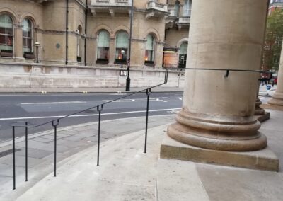 New Portico Handrails, All Souls Langham Place, London W1 4