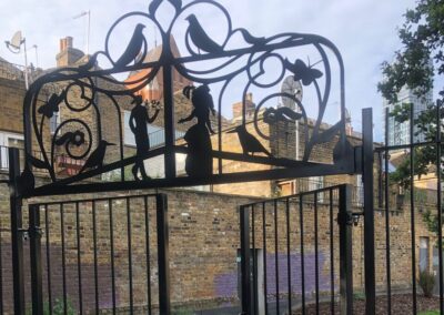 New Gate & Railings, Vauxhall Pleasure Gardens, London SE11