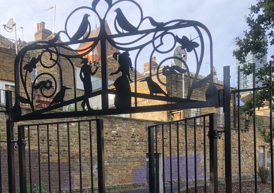 New Gate & Railings, Vauxhall Pleasure Gardens, London SE11