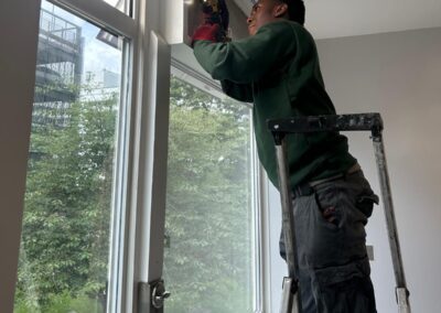 Servicing Window Winding Gear, Lister Hospital, Stevenage, Herts 3