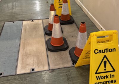 Replacement of Damaged Floor Duct Covers, Dane Street Health Centre, Stevenage, Herts 2