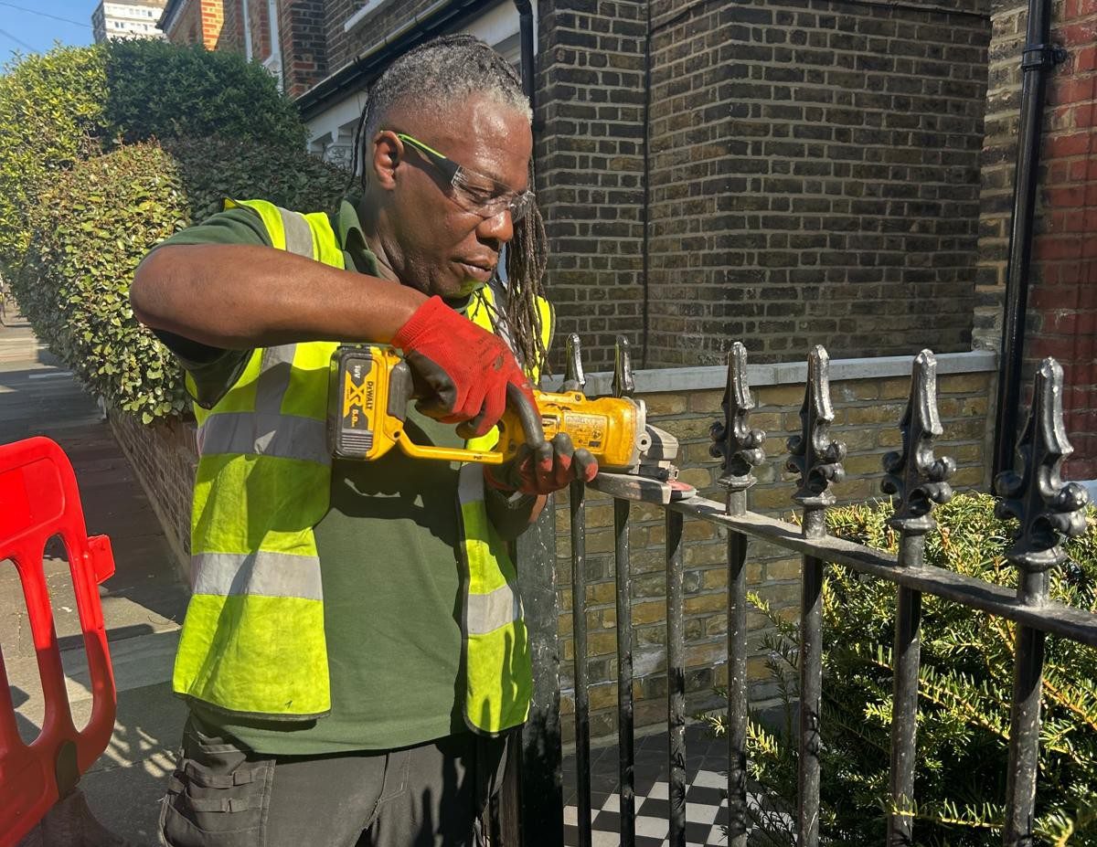 Replacement of Missing Finials, Battersea, London SW11 3