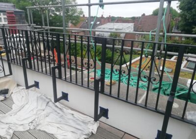 Roof Balcony Balustrade, Highgate, London 4