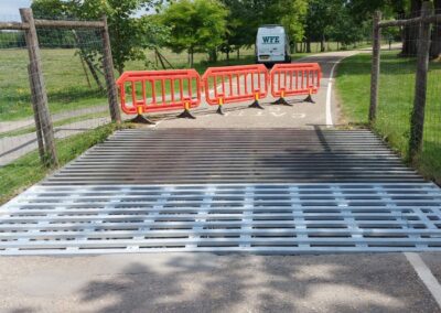 Replacement of Damaged Cattle Grid Section, Wakehurst Place, Sussex