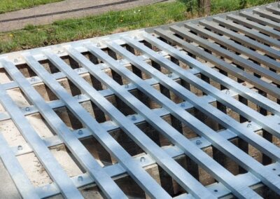 Replacement of Damaged Cattle Grid Section, Wakehurst Place, Sussex 2