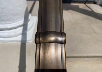 Brass Entrance Handrails, Canterbury, Kent 2
