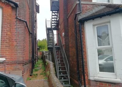 Fire Escape Inspection, Hastings, East Sussex