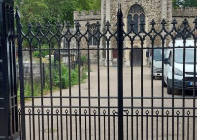 Gate Repairs, St. Dunstan’s & All Saints, Stepney, London E1