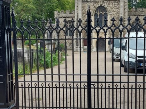 Gate Repairs, St. Dunstan’s & All Saints, Stepney, London E1