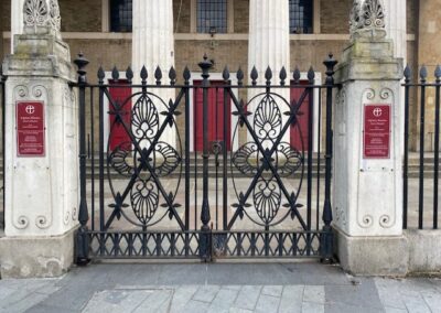 Gate Repairs, Grade II Listed St. John’s Waterloo 2