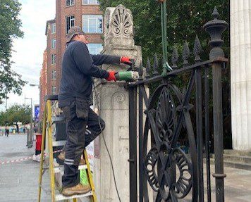 Gate Repairs, Grade II Listed St. John’s Waterloo 4