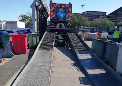 Re-securing Barrier, Wembley, Middlesex 2