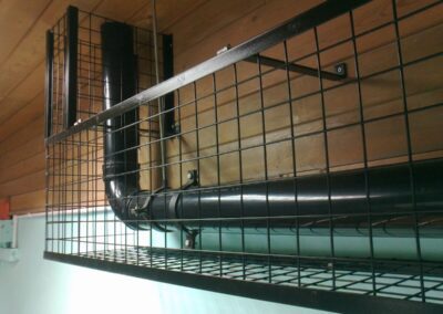Protective Cage For Pipework, Davenant Foundation School, Loughton, Essex
