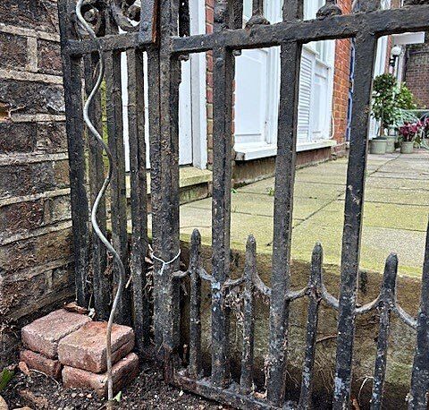 RESTORATION OF 19TH CENTURY GATE - Before