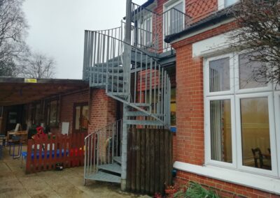 Inspection of Spiral Fire Escape, Yately, Surrey