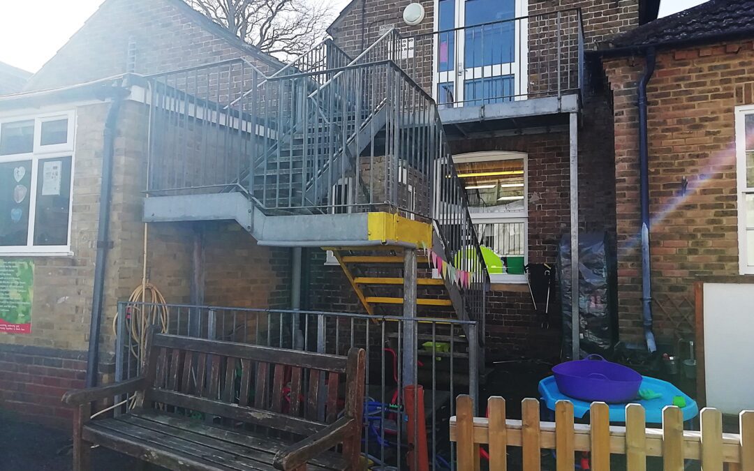 Staircase Survey, Borden Church of England Primary School, Sittingbourne, Kent