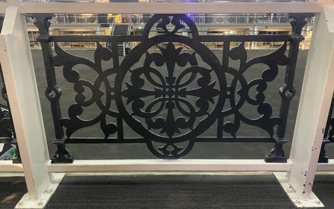 Repair of Cast Iron Railing Panels, Business Design Centre, Islington, London N1