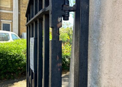 Repair of Pedestrian Gate, St. Peter’s Walworth, London SE17