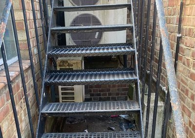 Replacement of 2 Damaged Treads, Green Lanes, London N13