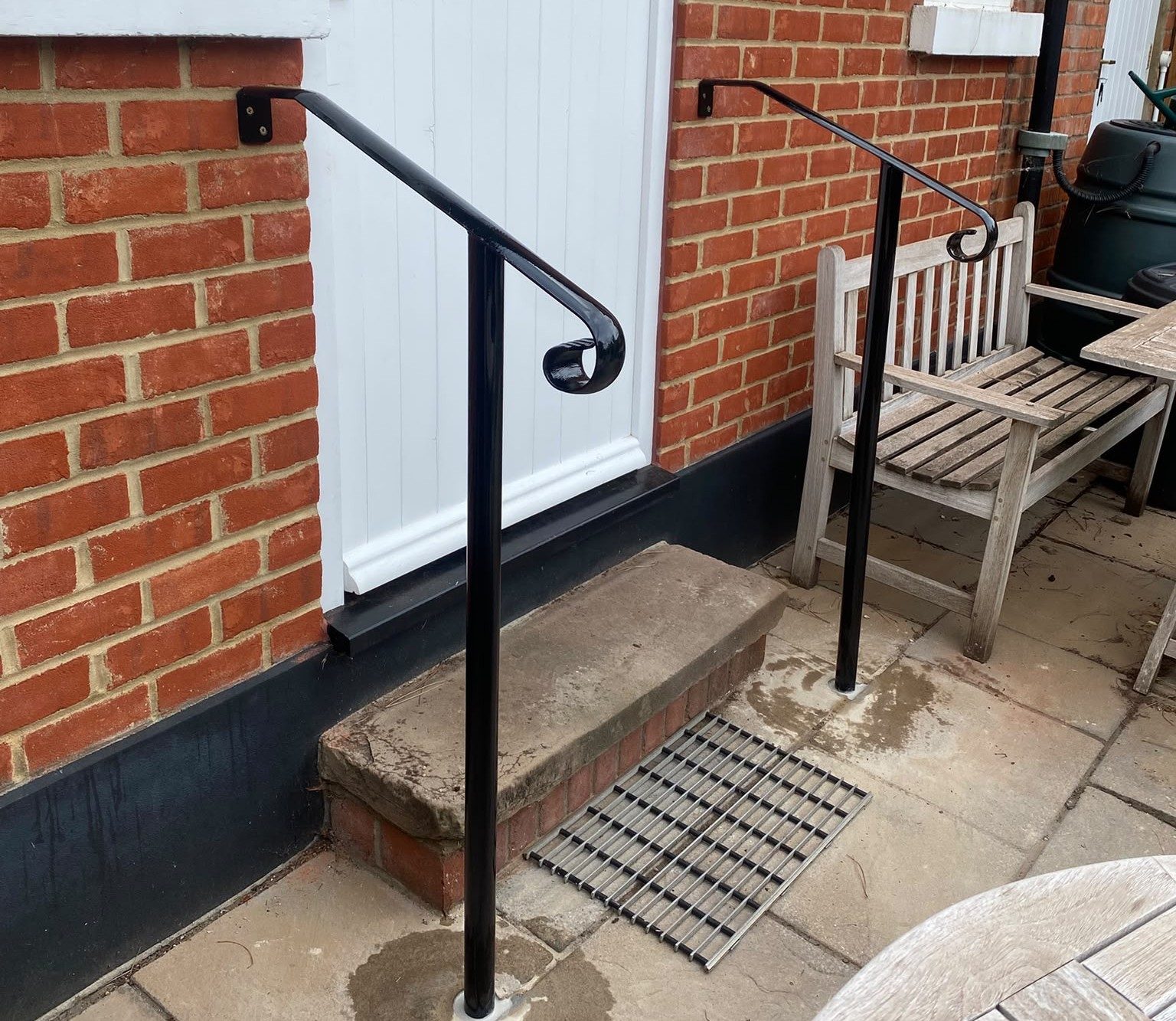 New Back Door Handrails