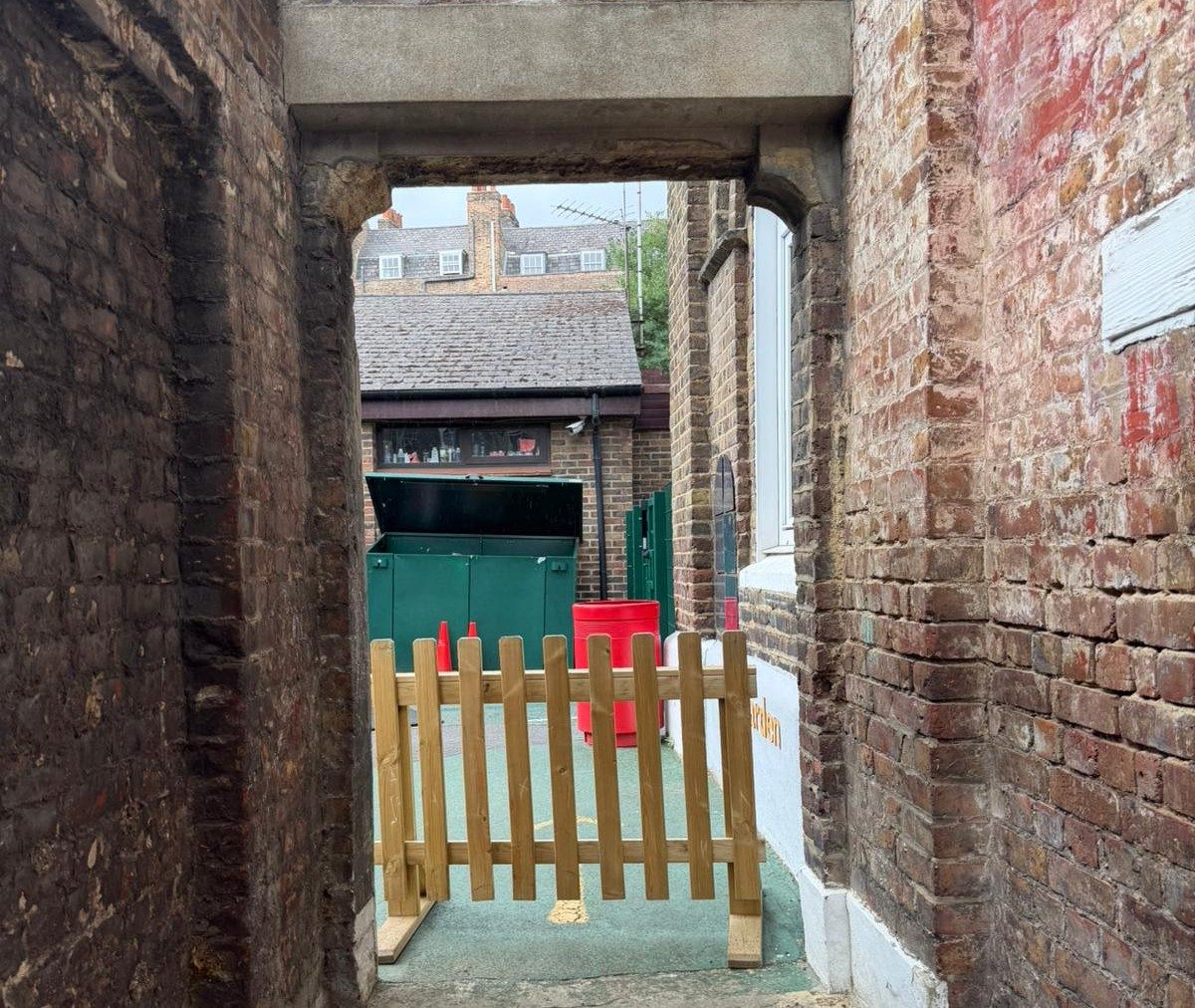 New Fire Exit Gate, St. John's Evangelist RC Primary School — photo 2