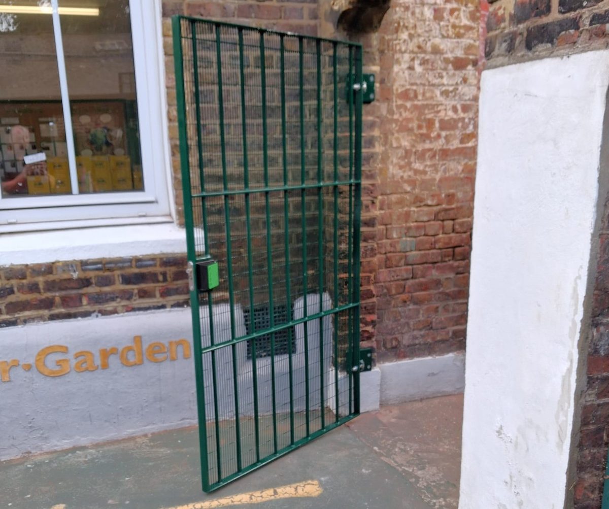 New Fire Exit Gate, St. John's Evangelist RC Primary School — photo 3