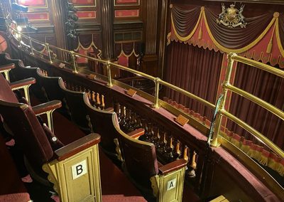 New Brass Handrails, St. Martin’s Theatre, London
